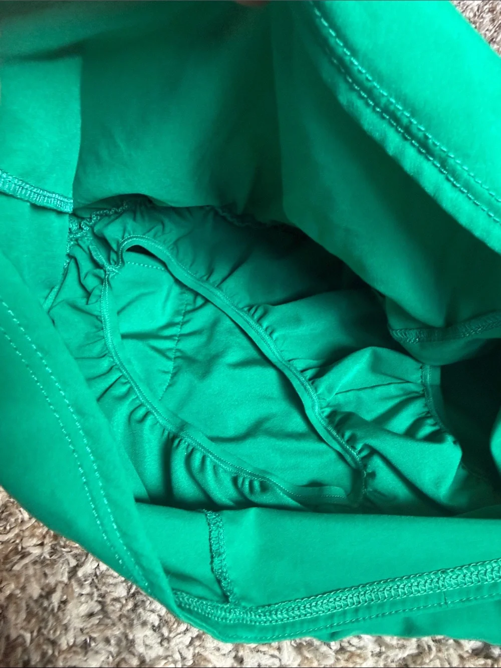 Nike Women's Green lined Running Shorts